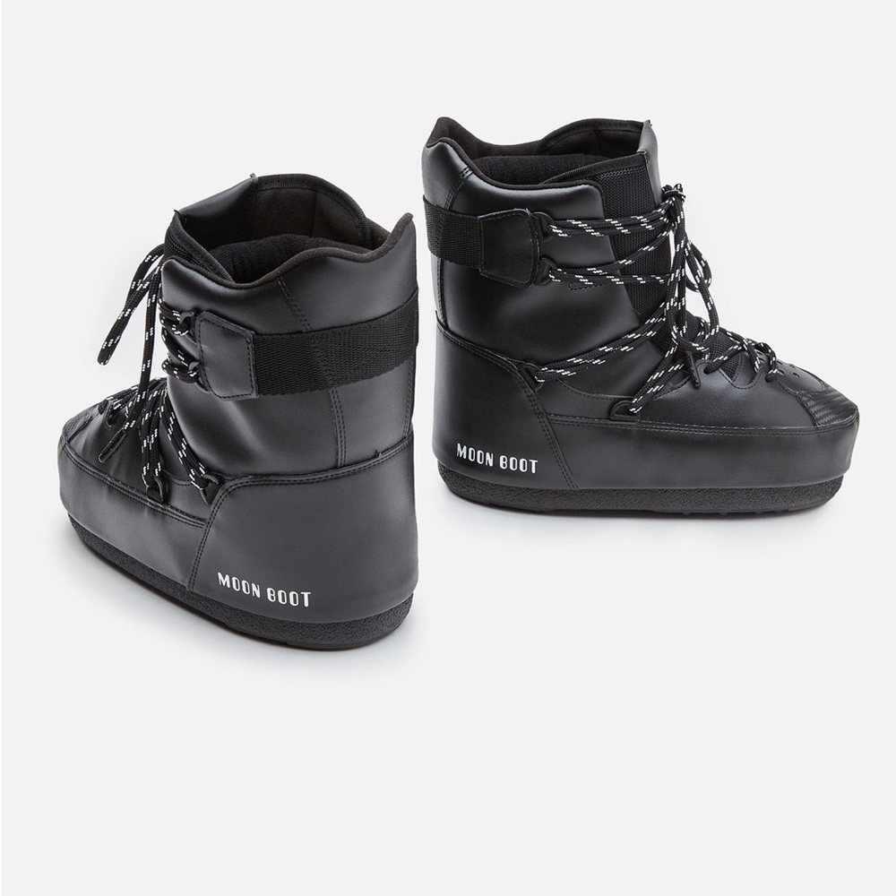 Moon Boot BLACK SNEAKER MID BOOTS in 10.5 / 11 - size 45/46 EU
